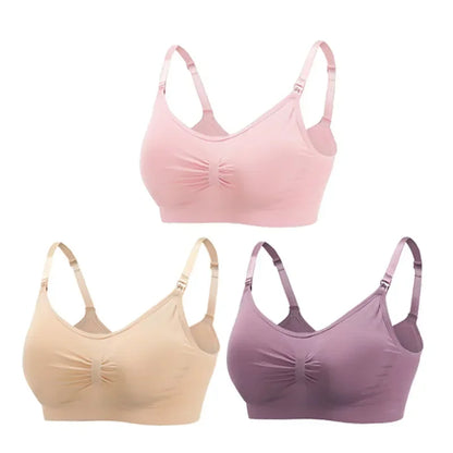 3PC/lot Maternity Nursing Bras Cotton Breastfeeding & Pregnant Moms