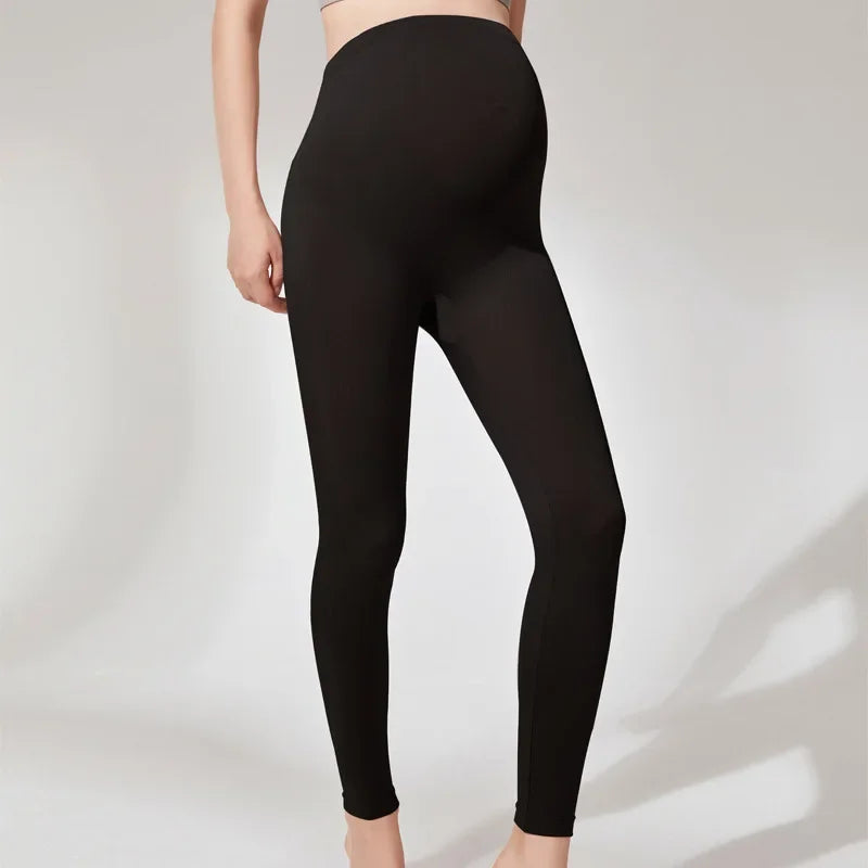 Customizable Elastic High Waist Maternity Leggings Skinny For Pregnant Women Belly Postpartum Body Shaper Fitness Trousers