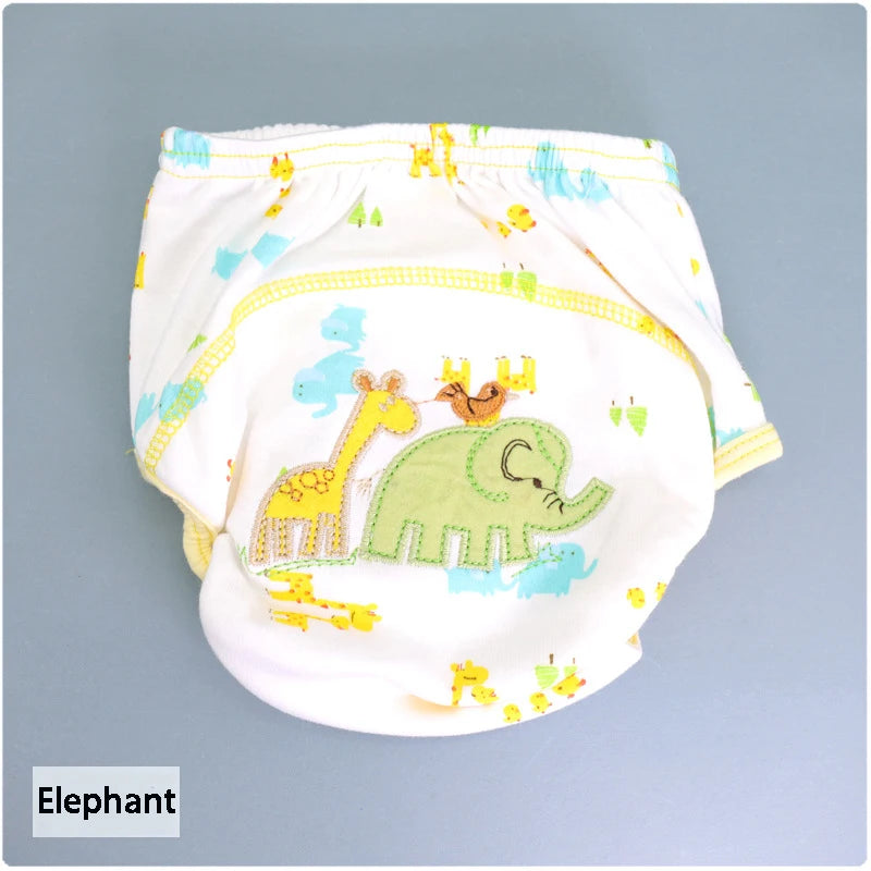 Mother Kids Baby Bare Cotton Cloth Diapers Unisex Reusable Infants Children Training Panties Washable Underwear Nappies Changing