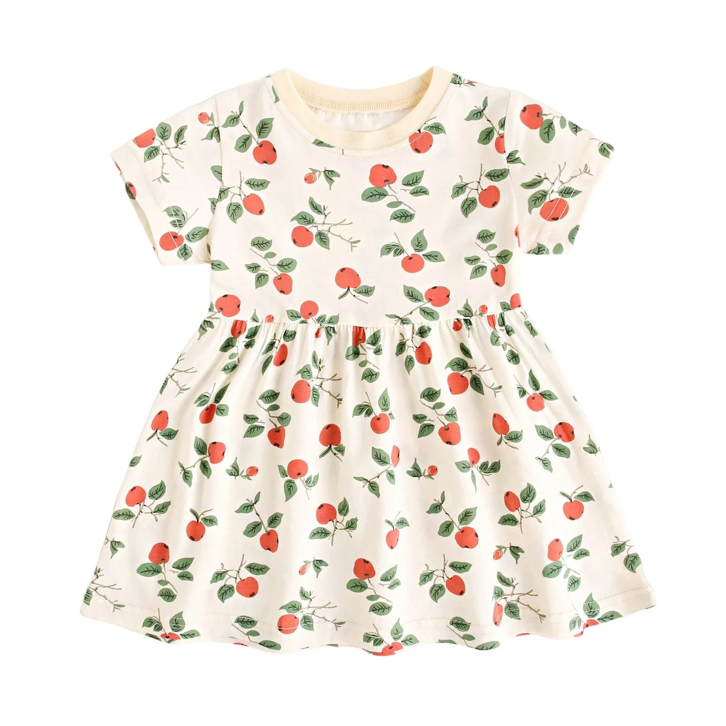 Summer Short Sleeve Baby Girls Dress Little Kids Dresses Soft Clothing