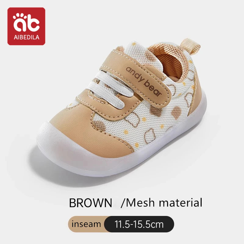 Baby Boys Girls Stars Leather Toddler Shoes Waterproof Rubber Soles Non-Slip