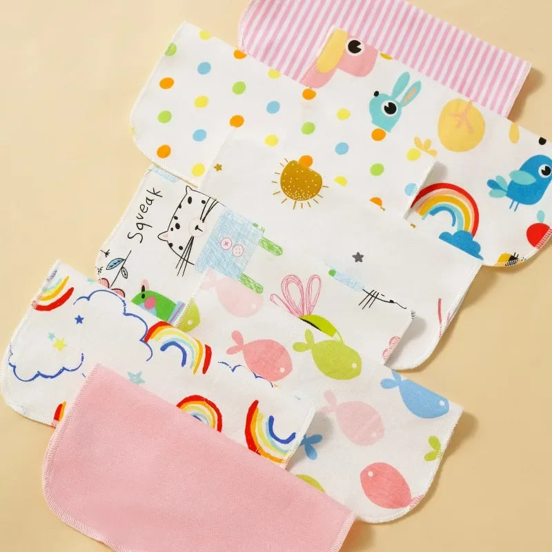 5–8 Piece Cotton Baby Towel Set, Soft Saliva Towels, Nursing Cloths, Washcloths for Newborn Boys and Girls