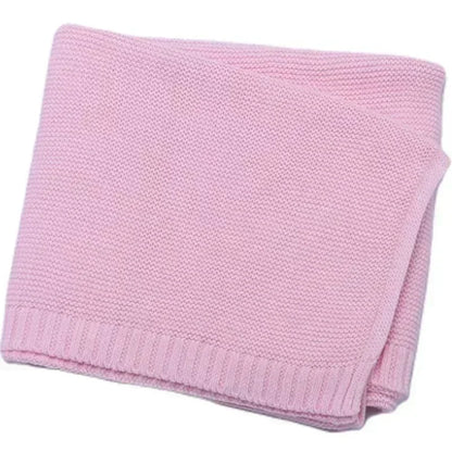 Personalized Name Baby Blanket Embroidered Name Knit Baby Blanket Newborn Gift New Mom Gifts Newborn Baby Girl & Boy Gift