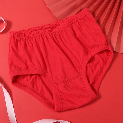1pcs Pure Cotton Women Panties Large Size High Waist Plus Size