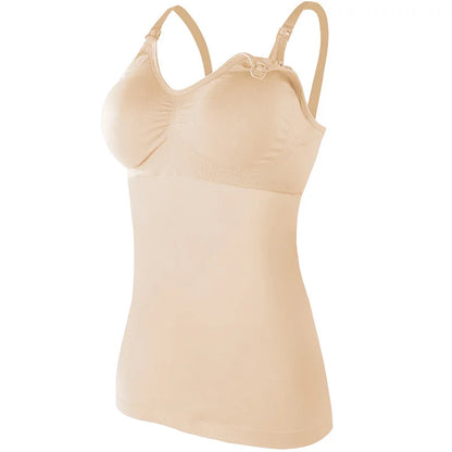 Wholesale Postpartum Woman Strap Tees for Breastfeeding T-Shirt Summer Tank Tops