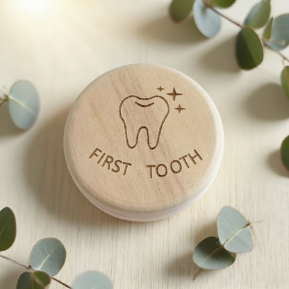 Natural Beech Wood Baby Fetal Hair Keepsake Box | Portable Memory Storage, Minimalist Lightweight Gift for New Parents