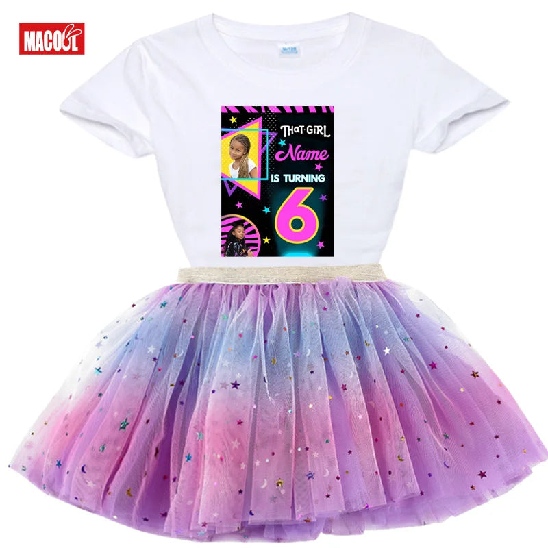 That Girl Laylay Tutu Set Girls 7th Birthday Party Outfits Kids Outfit Shirt Outfit Kids Shirts Girl Dress Sets Child Outfit 6th