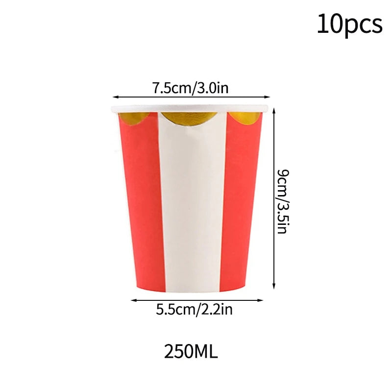 Birthday Decorations Party Paper Plates Cups Baby Shower Party Accessories Party Favors Gifts Plates for Party Supplies