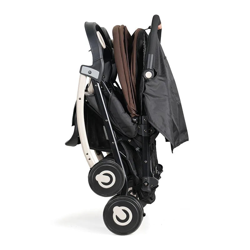 twin baby stroller Sitting, lying and folding stroller Lightweight and high-view