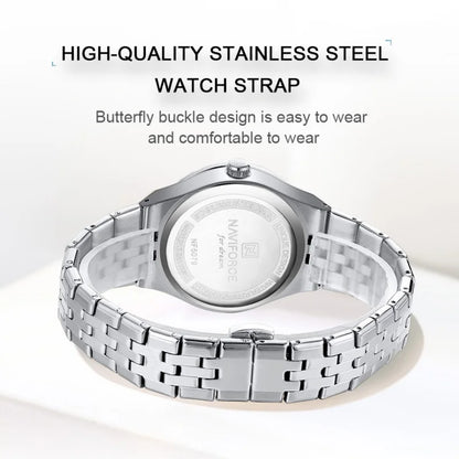 New NAVIFORCE Women 2026 Fashion Watch High Quality Waterproof Ladies Quartz WristWatches Female Steel Bracelet Romantic Clock
