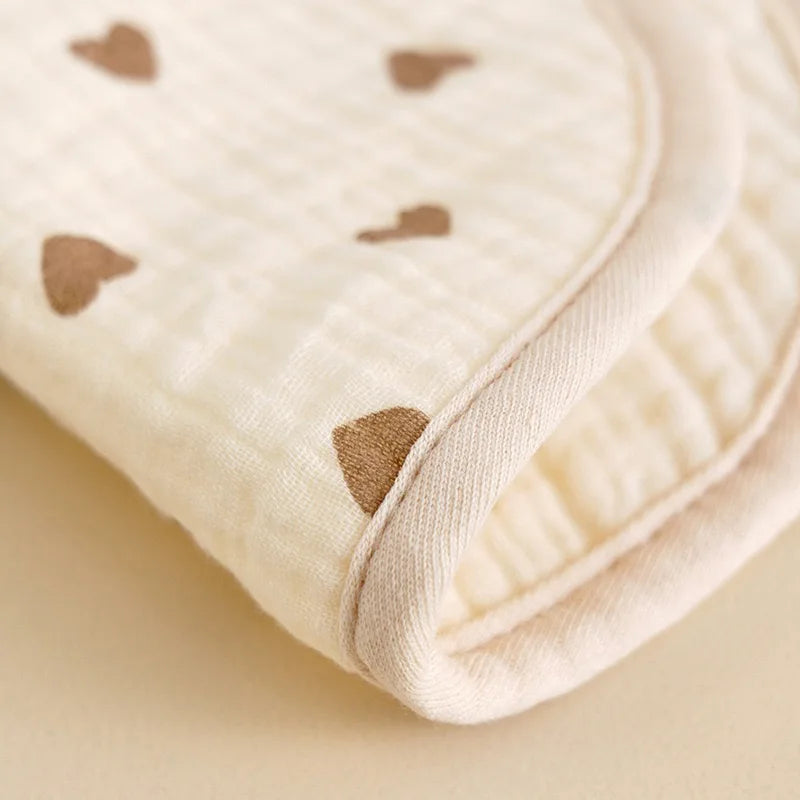 2PCS Thicken Cotton Bibs Newborn Baby