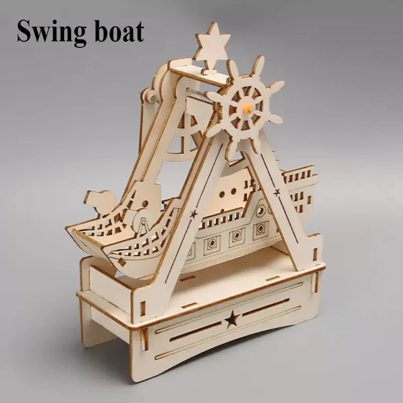 Children's science and education experiment models, handcrafted assembly toys, Educational
