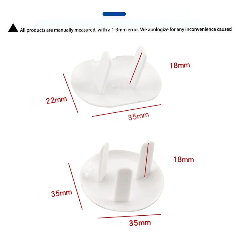 10Piec Socket Outlet Mains Plug Cover Baby Child Safety Protector Anti Electric Shock Child Plug Guard Safe Lock home Accessorie