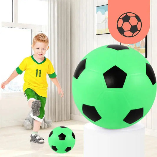 21cm Bouncing Mute Ball Toy Indoor Silent Baby Toy Silent Soft Soccer Ball Bounce Child Sports Games