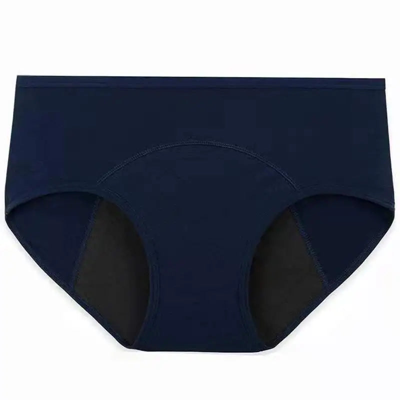 2pcs Woman Menstrual Panties Breathable Large Size Female Cotton Brief Low Waist Postpartum