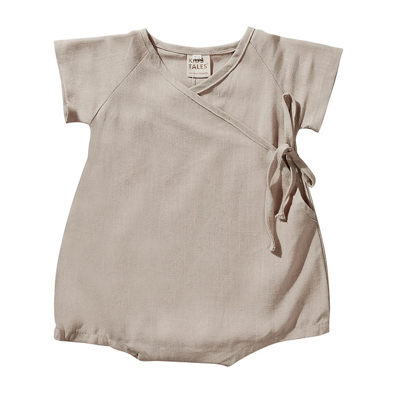2026 Summer Newborn Baby Romper Cotton Short Sleeve Clothes Toddler Boys Girls