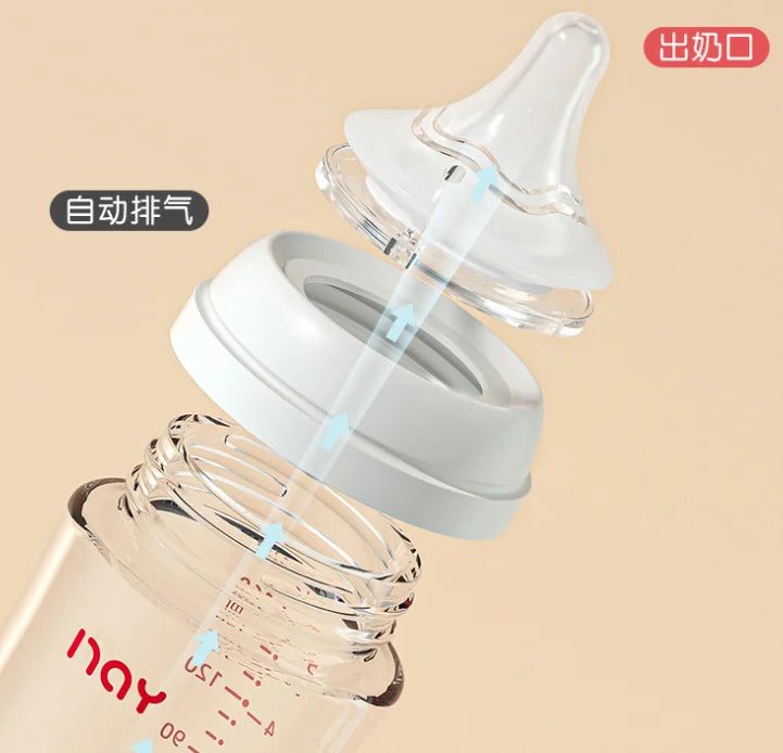 Newborns' anti choking bottle 0-3 months