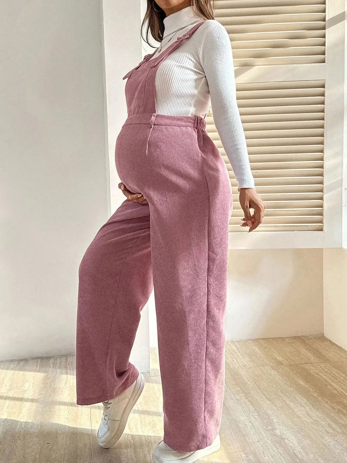 Maternity Corduroy Overalls Pregnancy Clothing for Pregnant Women Pants Autumn Winter
