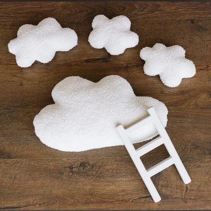 ❤️Newborn Photography Props Accessories White Cloud Ladder 5Pcs/set Studio Baby Photo Decoration Fotografia Accessory