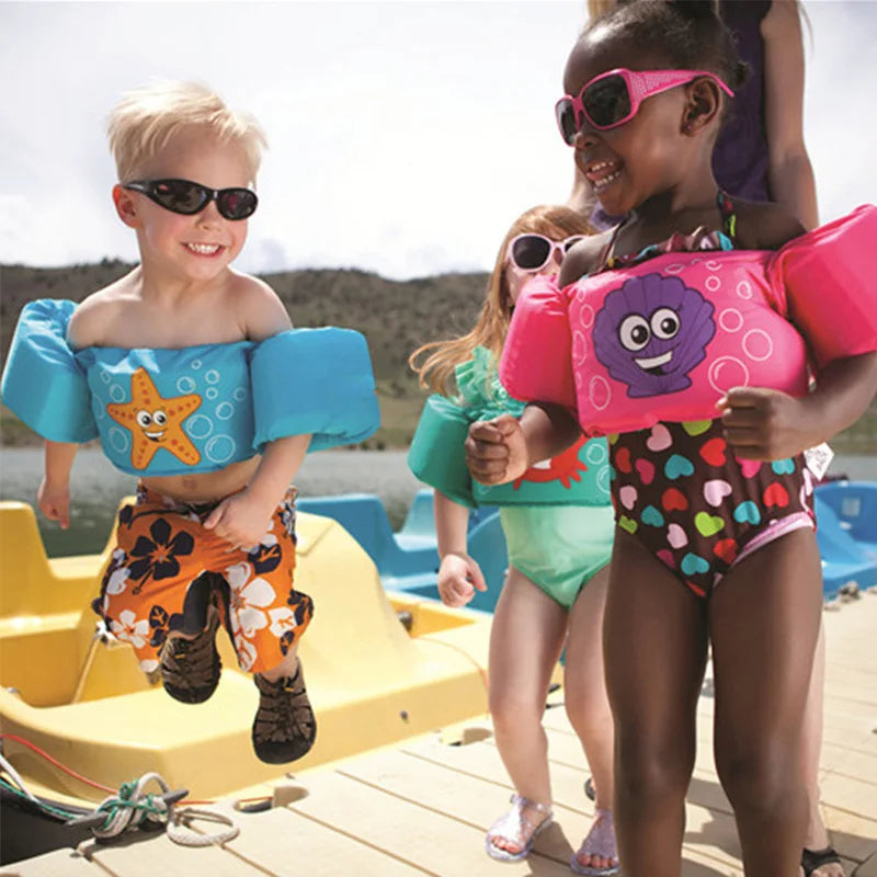 Baby Float Cartoon Arm Sleeve Life Jacket Safety Swimming Training Floating Pool Ring puddle jumper