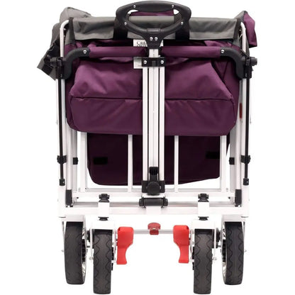 All-Terrain Collapsible Stroller Wagon for Kids, 150lbs Capacity, Suitable for Beach, Park, Garden, Camping & Tailgating