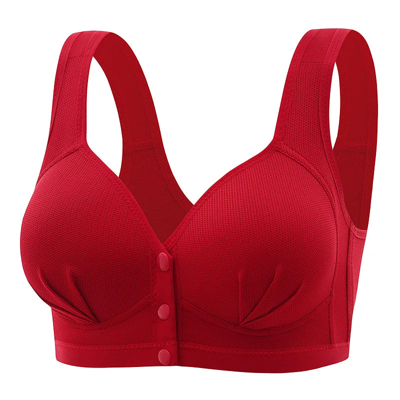 Maternity Bra Wire Free Front Closure Breastfeeding Nursing Bra