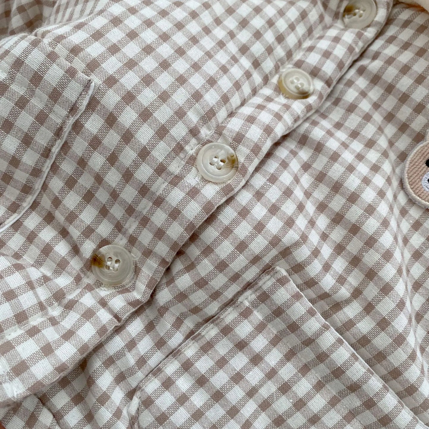 3712D Baby Coat Winter Plaid Cotton Padded Boy's Coat 0-3Year Girl's Warm Cotton Jacket Tops