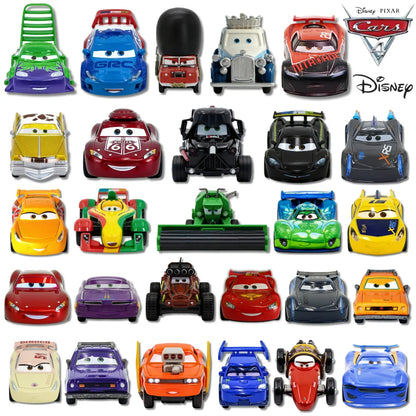 NEW 2026 HOT Pixar Cars 3 Lightning McQueen Fillmore 4-9CM 1：55 Metal Model Racing Car Toys Children's Birthday NEWYEAR Gifts