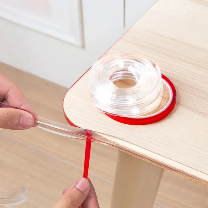 Home Baby Silicone Anti-collision Baby Safety Corner Protection Strip Guards Transparent Table Edge Furniture Corner Protectors