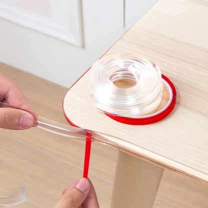 Home Baby Silicone Anti-collision Baby Safety Corner Protection Strip Guards Transparent Table Edge Furniture Corner Protectors