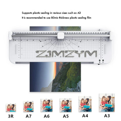 A3 Photo Laminator Paper Film Document Thermal Hot & Cold Laminator Machine