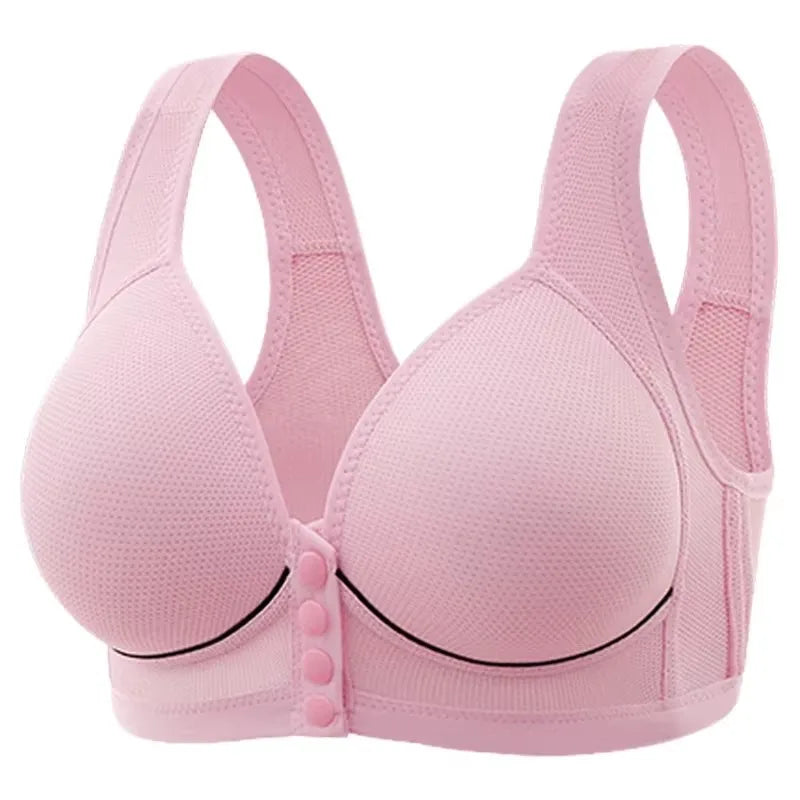 Maternity Bra Wire Free Front Closure Breastfeeding Nursing Bra