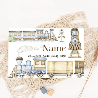 Custom Baby Wooden Memory Box Newborn Shower Gift Personalized Transport Infant Keepsake Case Birth Stats Box Umbilical Cord Box