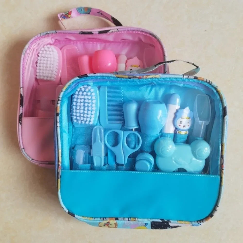 4/8/13pcs Comb Grooming Baby Care Kit Baby Portable Tool Grooming Nail Care Set