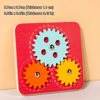Baby Magnetic Sensory Busy Board Montessori Wooden Toy Simulation Switch Clock Shape Matching Fine Motor Skills Educational Toys