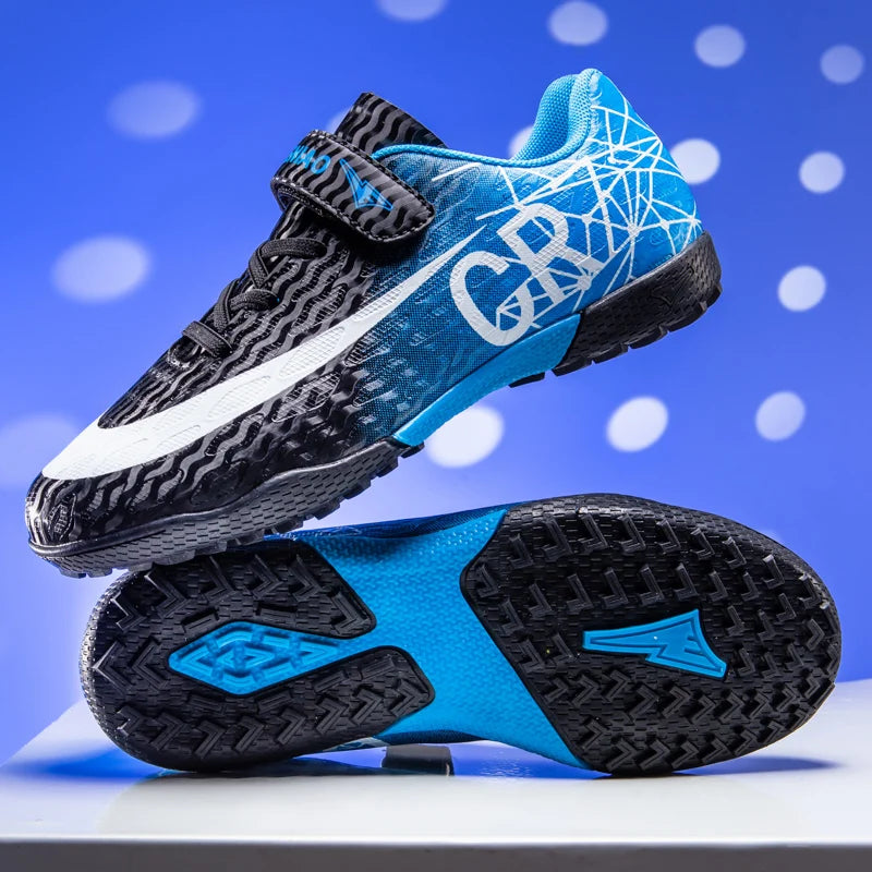 Kids Sport Indoor Turf Training Outdoor Children's Soccer Shoes Light