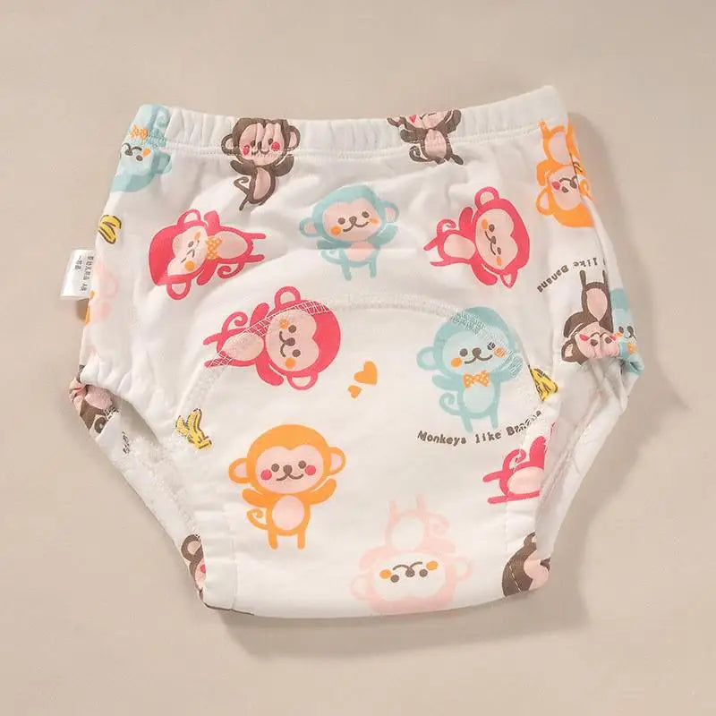 Newborn Training Pants Baby Shorts Solid Color Washable