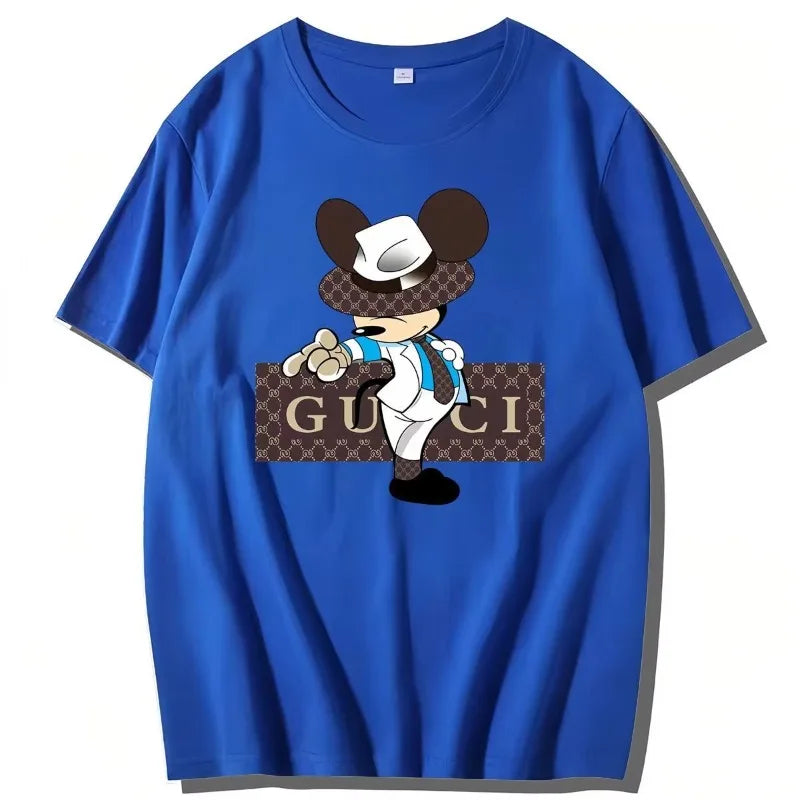 Spring/Summer Mickey Mouse New Summer Trendy Large Size T-shirt Sleeve Couples Popular Maternity