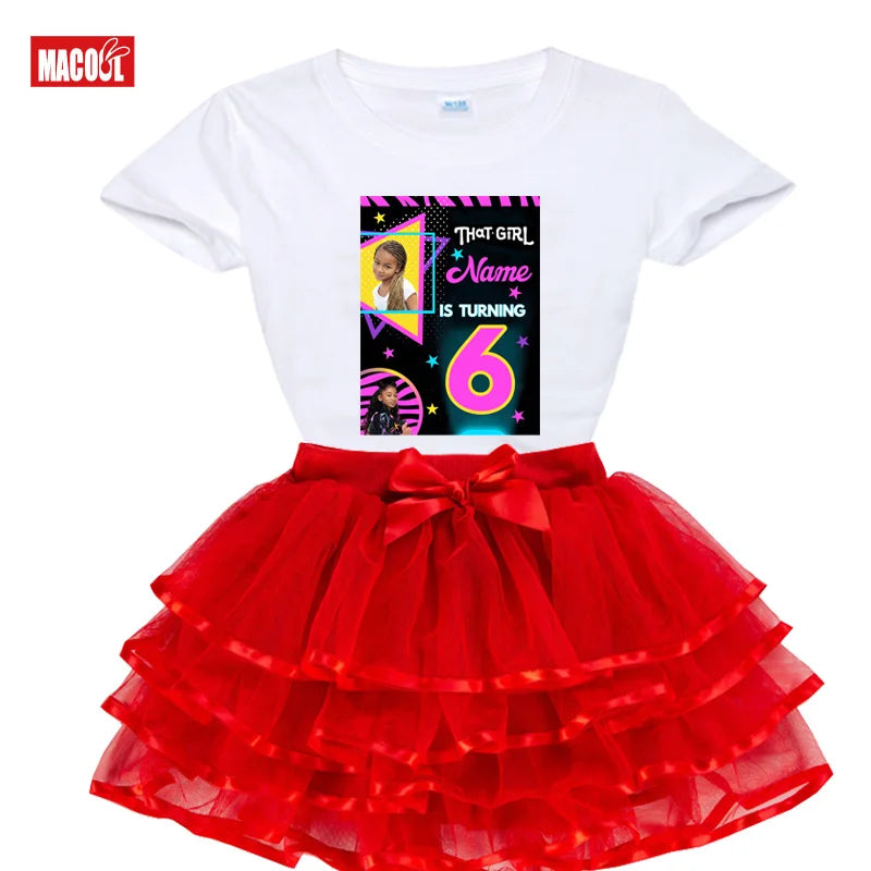 That Girl Laylay Tutu Set Girls 7th Birthday Party Outfits Kids Outfit Shirt Outfit Kids Shirts Girl Dress Sets Child Outfit 6th