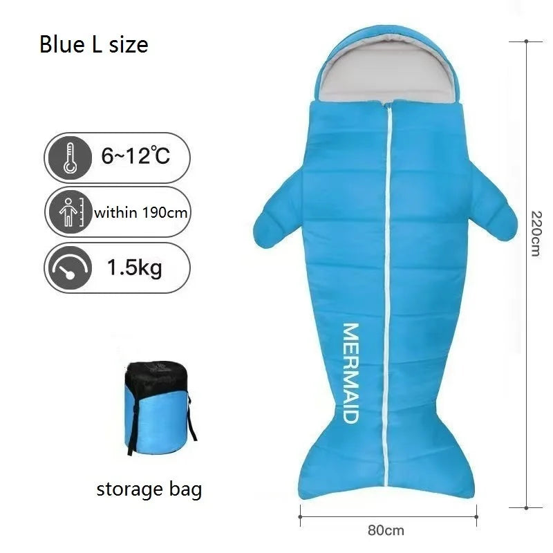 Ultralight Sleeping Bag Camping Sleeping Bag for Kids and Adults Sleeping Bag Camping Vacuum Bed Camping Accessories S/M/L size