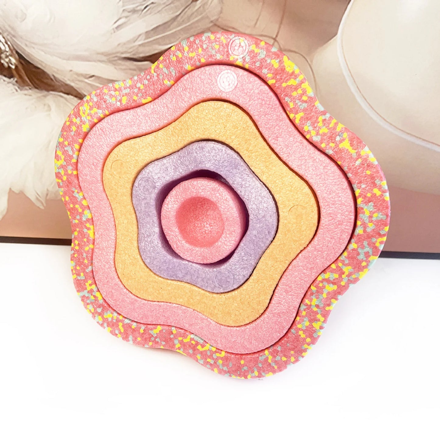 Kids Balance Stapstones Toys Sensory IntegrationFoam Toys Stapstenenen Sports Balance Toys 5pcs Set