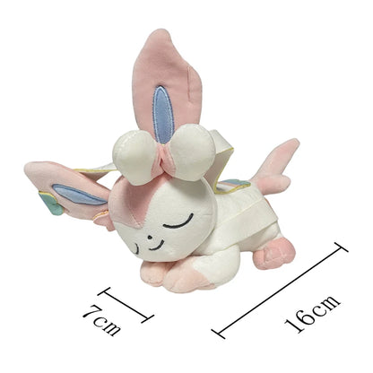 A set of combination sales Eevee Collection Pokemon Glaceon Leafeon Sylveon Plush  Espeon Umbreon Flareon Vaporeon Stuffed Doll