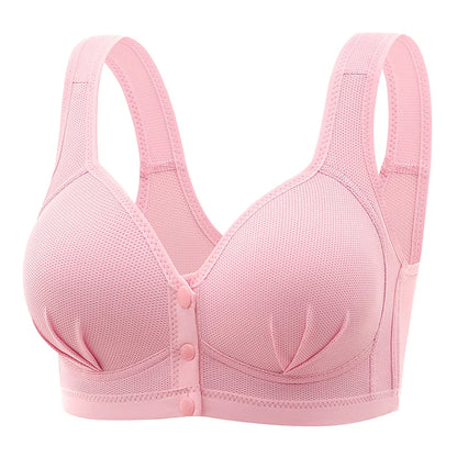 Maternity Bra Wire Free Front Closure Breastfeeding Nursing Bra