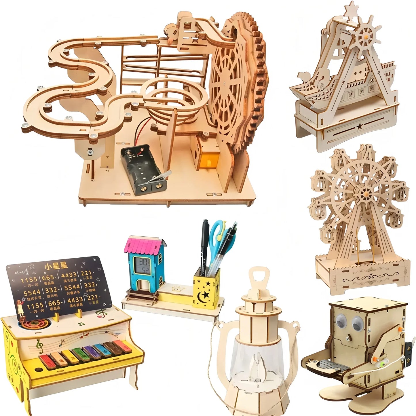 Children's science and education experiment models, handcrafted assembly toys, Educational