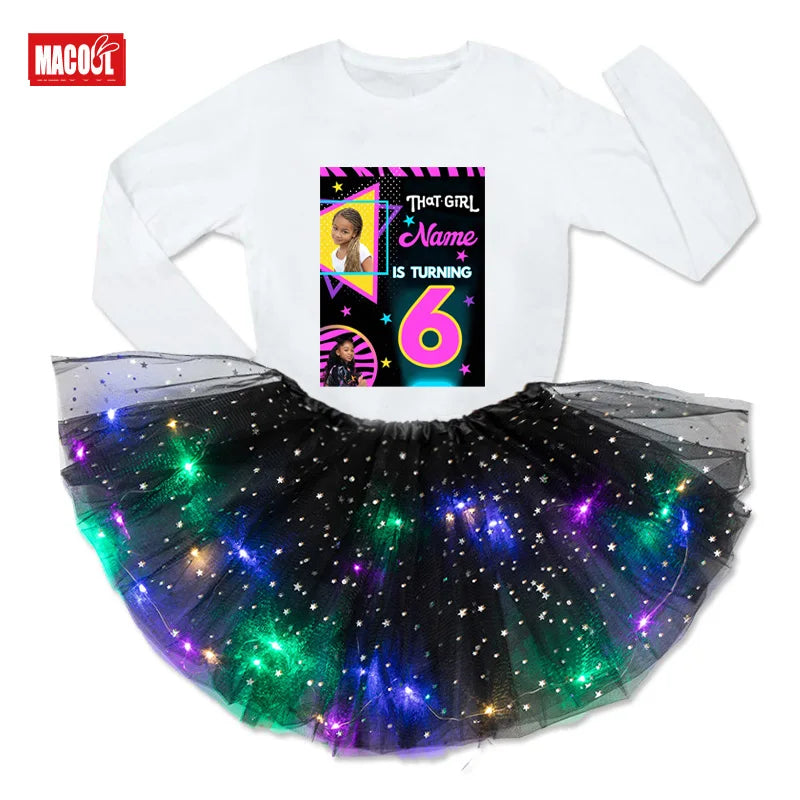 That Girl Laylay Tutu Set Girls 7th Birthday Party Outfits Kids Outfit Shirt Outfit Kids Shirts Girl Dress Sets Child Outfit 6th