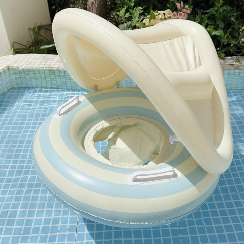 Rooxin Pool Float Baby Swim Ring Tube Inflatable Swimming Seat Ring For Kid Child Swimming Circle Beach Water Play Equipment