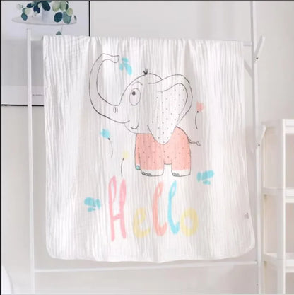 110x110cm 120x150cm 6 Layer Muslin Boy Girl Kids Children Sleep Blanket Swaddle Bath Towel 100% Cotton Newborn Wrap Baby Blanket
