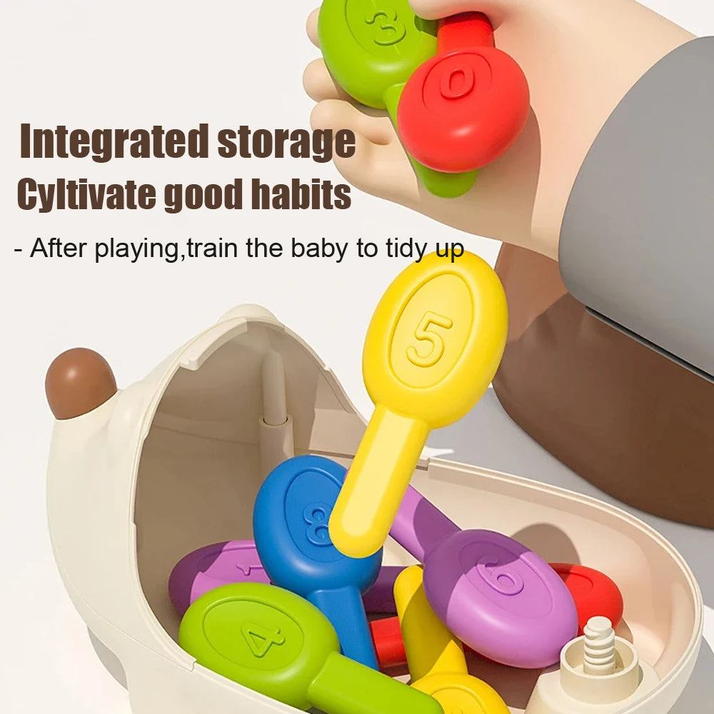 Hedgehog Montessori Educational Toy Fine Motor Learning Counting & Training Develop Concentration Sensory