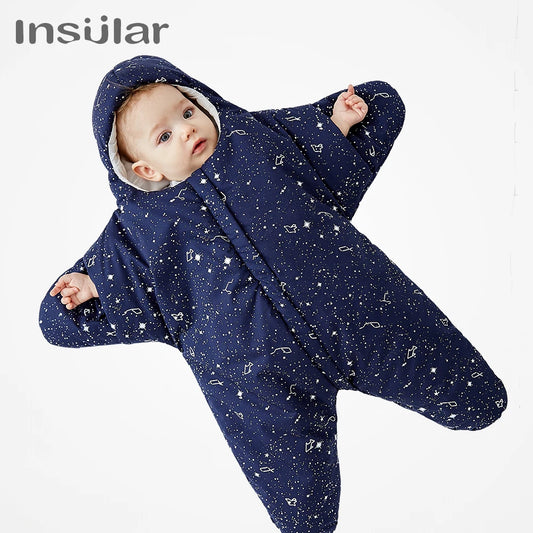 New Arrival Starfish Baby Sleeping Bag Winter Baby Sleep Sack