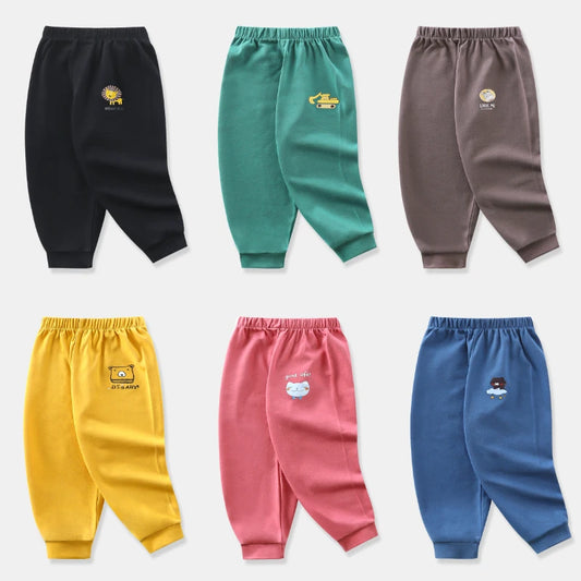 New Trend Casual Baby Kids Boys Girls Long Trousers Cotton Autumn Sport Pants 1-6 Years Old Toddler Pants Children's Clothing